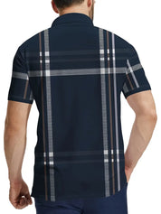 Maxwe l Stylisches gestreiftes kurzarm-t-shirt für herren