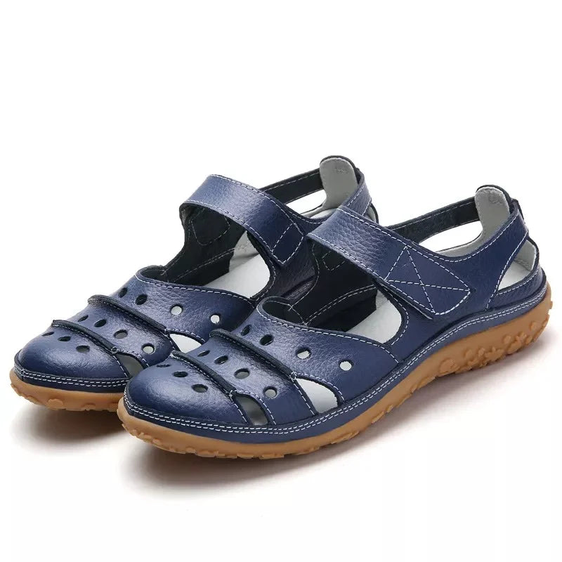Celina l Orthopädische frühlings-sandalen mit bequemem klettverschluss