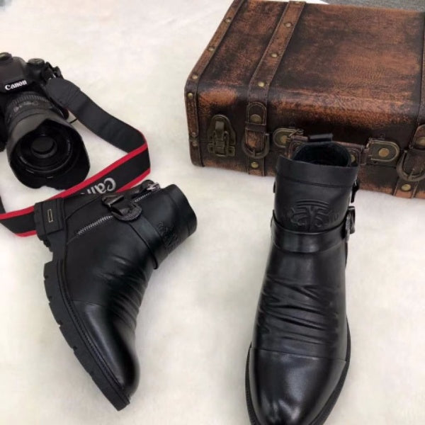 Corbell l Frühlings-Lederstiefel für Herren