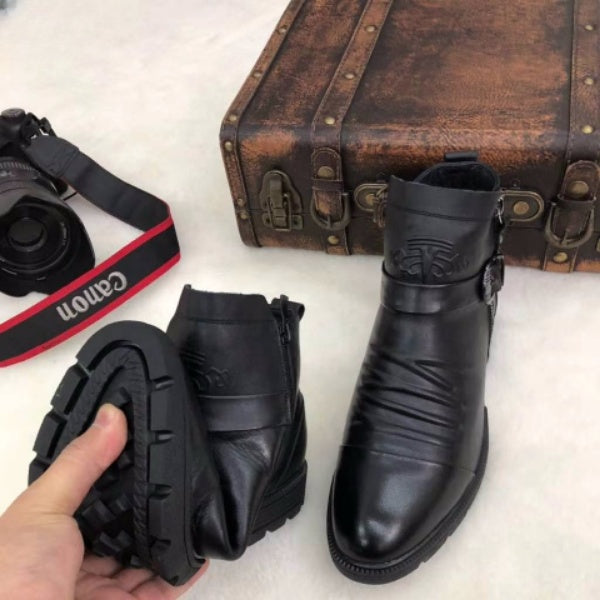 Corbell l Frühlings-Lederstiefel für Herren