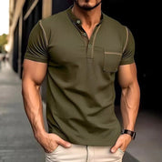 Salvatore | Poloshirt mit Kontrastsaum für Herren