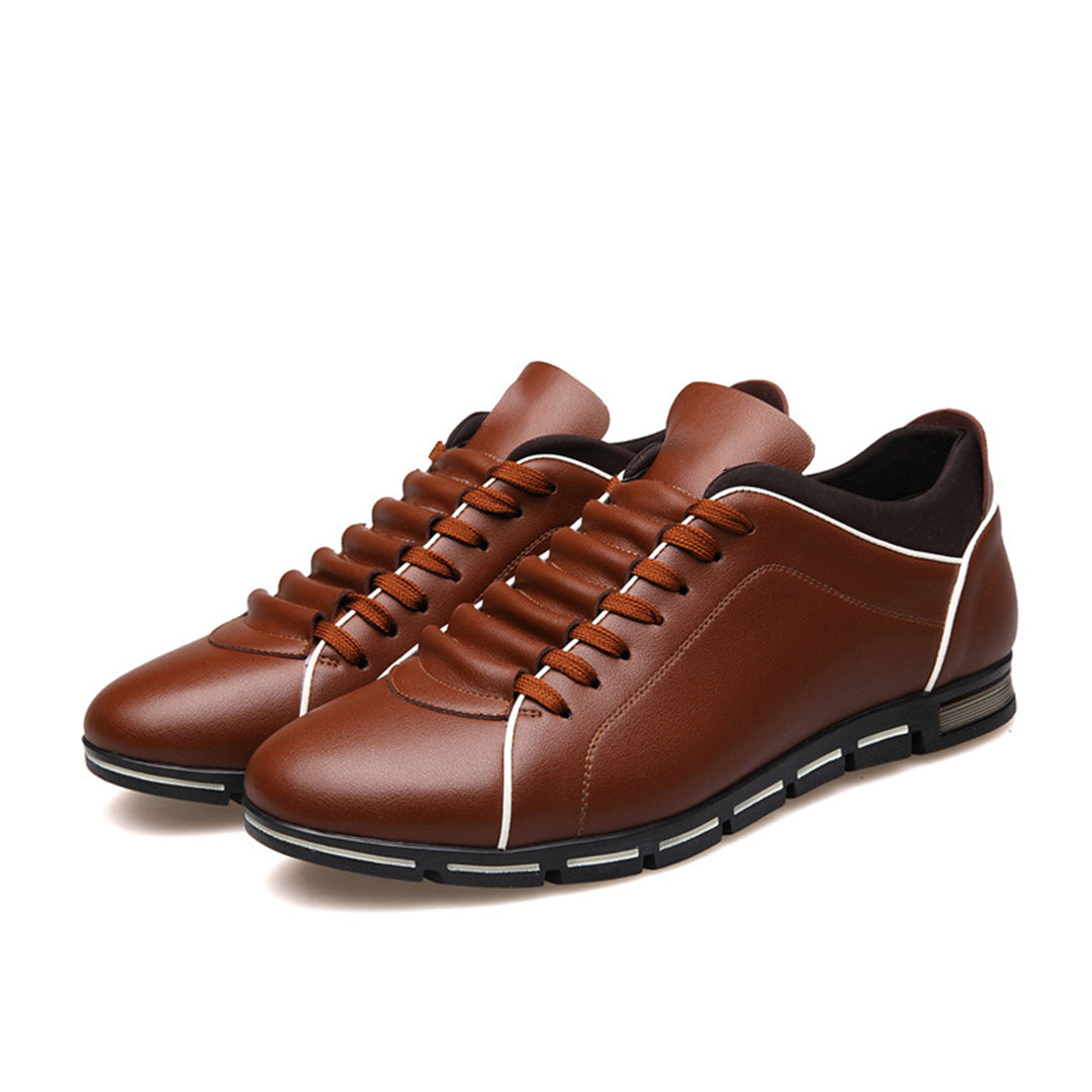 Elvio l Turnschuhe aus leder