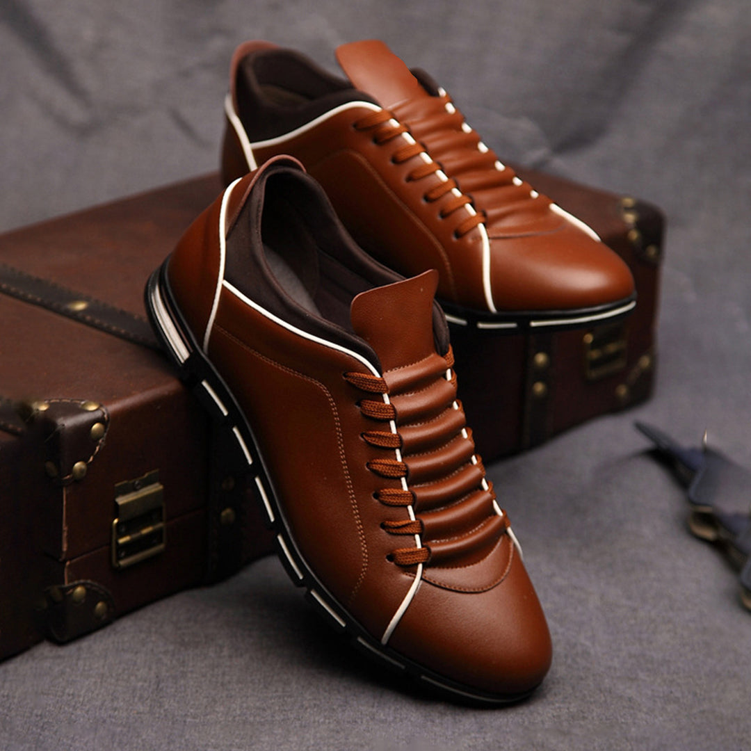 Elvio l Turnschuhe aus leder