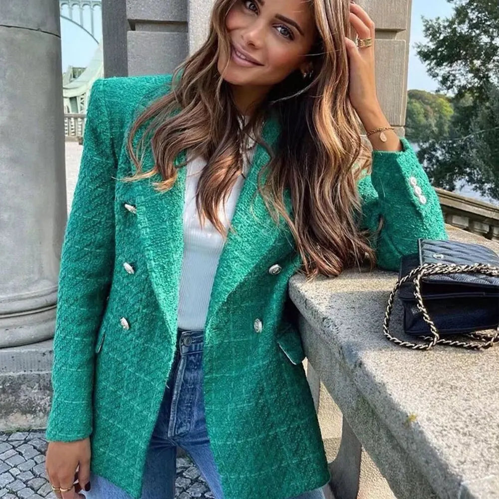 Fiorella l Modischer Damen-Tweed-Blazer