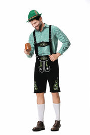 Bayerischer traditioneller grüner Oktoberfest-Anzug für Männer | Axely