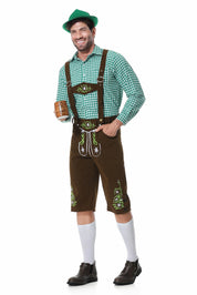 Bayerischer traditioneller grüner Oktoberfest-Anzug für Männer | Axely