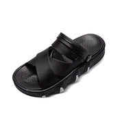 Summer Stride l Lässige, wasserdichte, rutschfeste, bequeme und atmungsaktive Strandsandalen für Herren