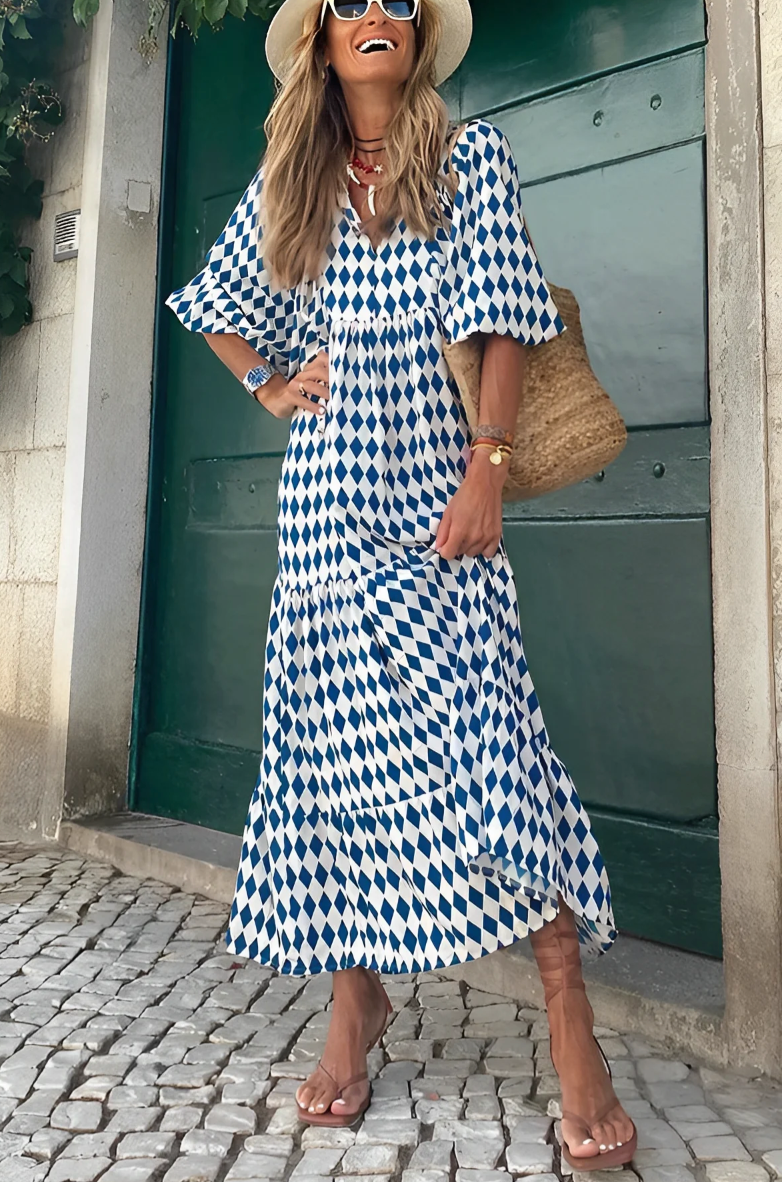 Daniella | Sommerliches Maxi-Flowy-Kleid