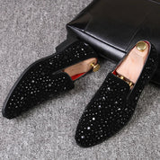 Axel l Elegante Herren-Loafer mit Perlen
