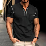 Salvatore | Poloshirt mit Kontrastsaum für Herren
