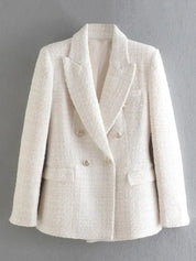Blair | Eleganter Tweed Blazer Mantel für Damen - Herbst und Wintermode
