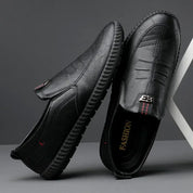 Lysander l Bequeme Herren-Lederschuhe zum Hineinschlüpfen