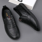 Lysander l Bequeme Herren-Lederschuhe zum Hineinschlüpfen