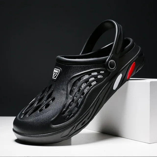 Aurelius l Bequeme Rutschfeste und Leichte Wasserdichte Sandalen