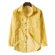 Dredd l Herren-Bluse aus Cord mit langen Ärmeln