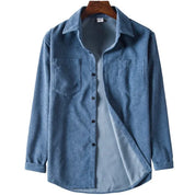 Dredd l Herren-Bluse aus Cord mit langen Ärmeln