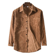 Dredd l Herren-Bluse aus Cord mit langen Ärmeln