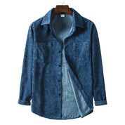Dredd l Herren-Bluse aus Cord mit langen Ärmeln