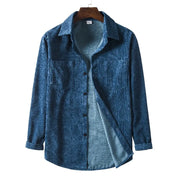 Dredd l Herren-Bluse aus Cord mit langen Ärmeln
