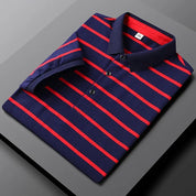 Contis l Lässiges gestreiftes Poloshirt für Herren