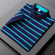 Contis l Lässiges gestreiftes Poloshirt für Herren