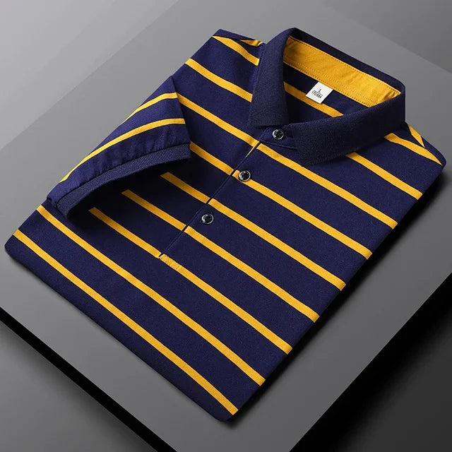 Contis l Lässiges gestreiftes Poloshirt für Herren