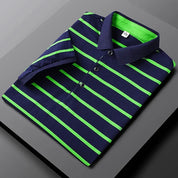 Contis l Lässiges gestreiftes Poloshirt für Herren