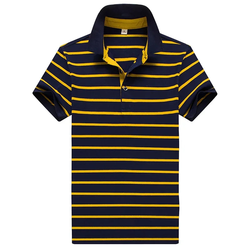 Contis l Lässiges gestreiftes Poloshirt für Herren