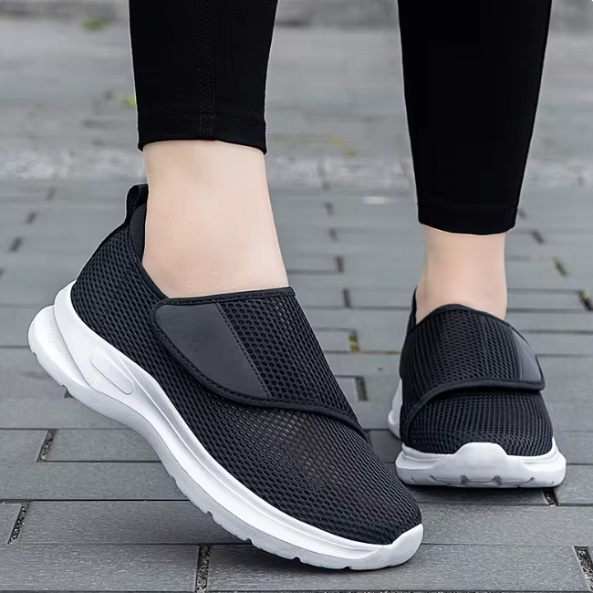 Extra Breite Diabetiker-Schuhe für Frauen | Orthopädischer Unterstützung | Fitwell