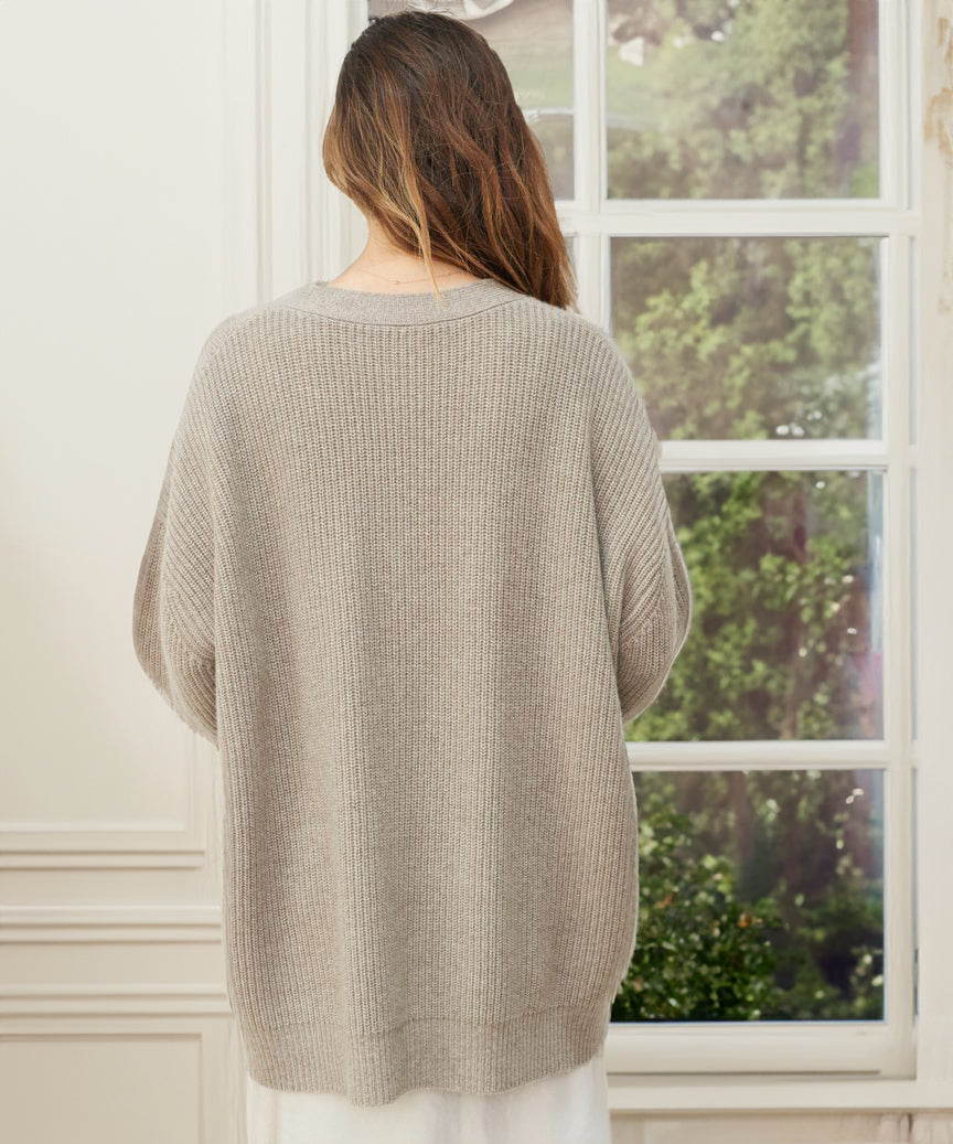 Kaschmir Cocoon Strickjacke | Laia