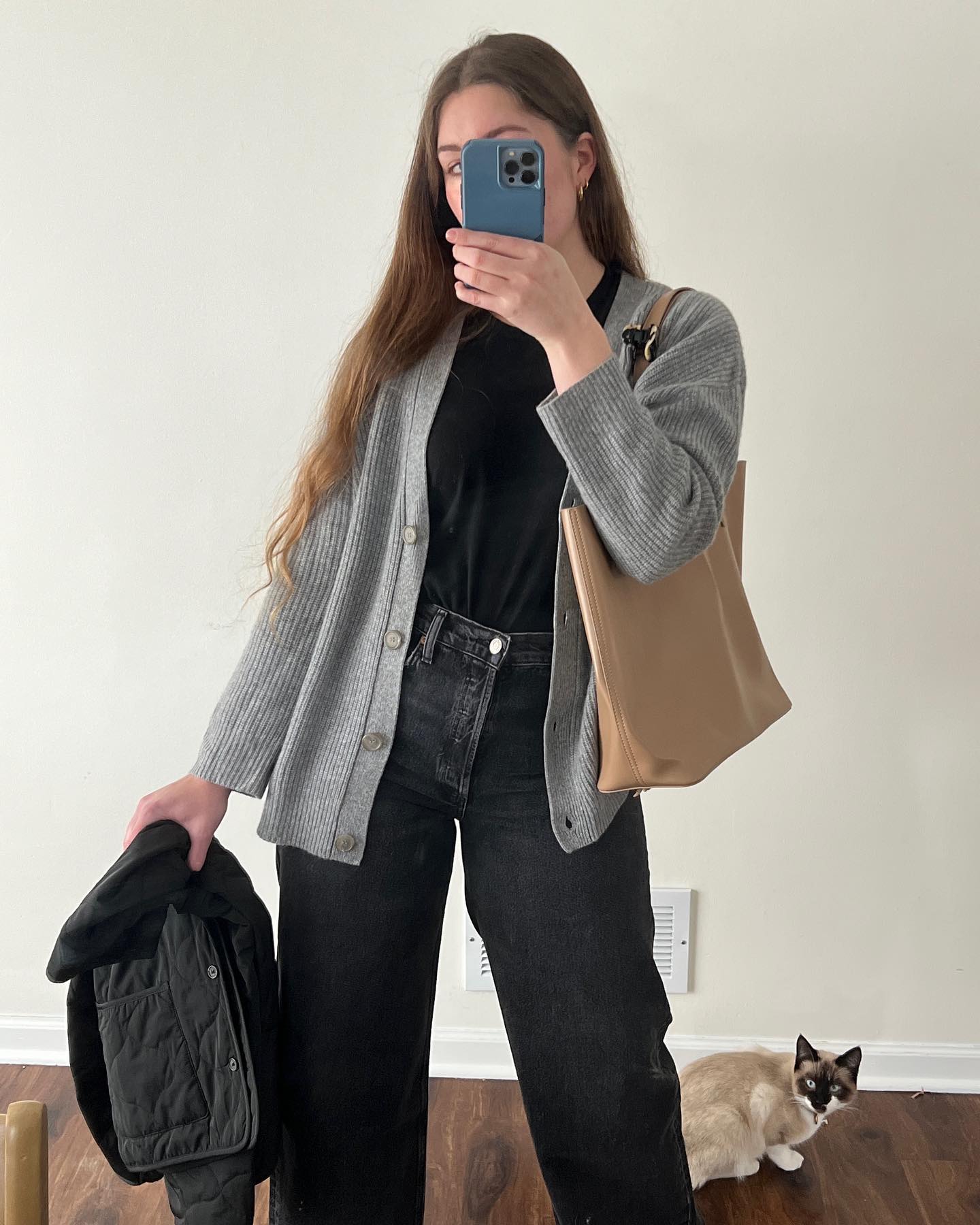 Kaschmir Cocoon Strickjacke | Laia