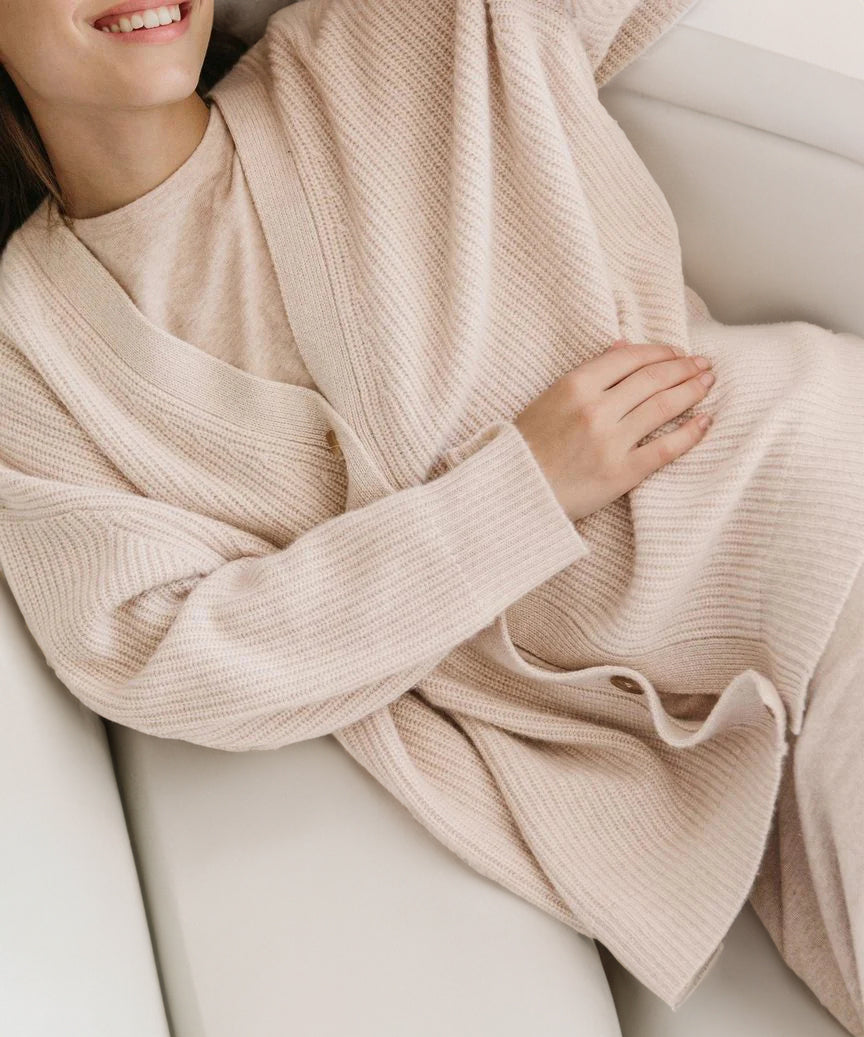 Kaschmir Cocoon Strickjacke | Laia