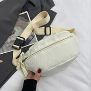 Lässige Cordtasche für Damen | Trendige Gürteltasche | Umhängetasche l Gladys