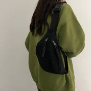 Lässige Cordtasche für Damen | Trendige Gürteltasche | Umhängetasche l Gladys
