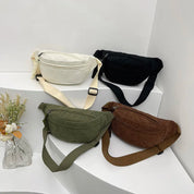 Lässige Cordtasche für Damen | Trendige Gürteltasche | Umhängetasche l Gladys