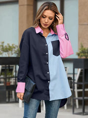 Lena | Elegante Asymmetrische Bluse
