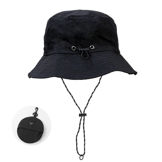 Safari Islander l Faltbarer Fischer-Outdoor-Frühlings-Eimerhut für Männer und Frauen