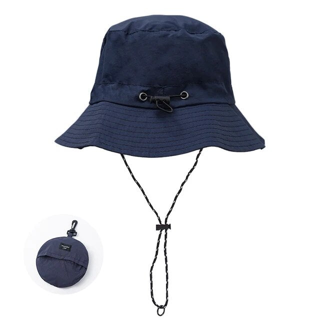 Safari Islander l Faltbarer Fischer-Outdoor-Frühlings-Eimerhut für Männer und Frauen