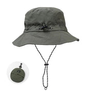 Safari Islander l Faltbarer Fischer-Outdoor-Frühlings-Eimerhut für Männer und Frauen