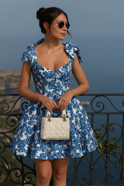 Sommerliches A-Linien-Mini-Korsettkleid l Monalisa