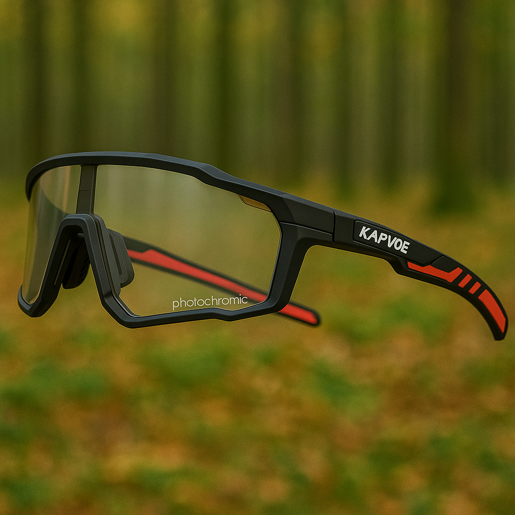 Photochrome Unisex-Radsportbrille für den Außenbereich | VisionShaderX