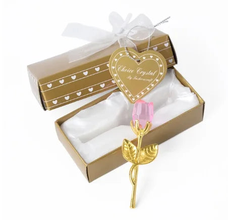 Enchanted Rose l Rose Kristall Geschenk-Box - Muttertagsgeschenk