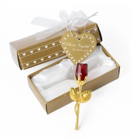 Enchanted Rose l Rose Kristall Geschenk-Box - Muttertagsgeschenk