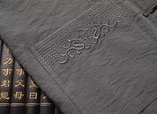 Orientalisches Leinenset mit langen Ärmeln und Loose Pants l Ronin