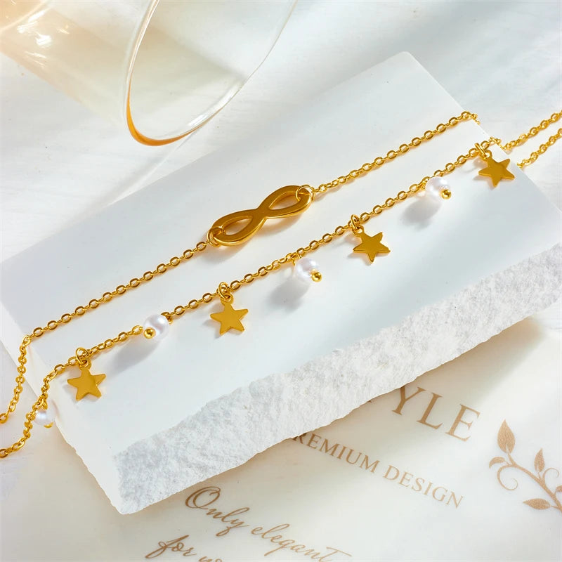 ChicDazzle l Charm-Fußkettchen für Damen