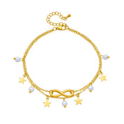 ChicDazzle l Charm-Fußkettchen für Damen