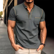 Salvatore | Poloshirt mit Kontrastsaum für Herren