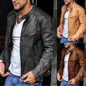 Weiche Leder Herrenjacke l Rocco