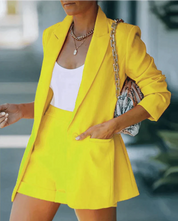 Venice | Stilvolles Set bestehend aus edlem Blazer und lässigen Shorts