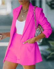 Venice | Stilvolles Set bestehend aus edlem Blazer und lässigen Shorts